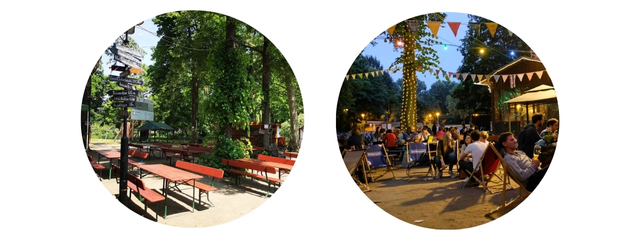 Banner Biergarten Kreise